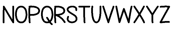 The Pickles House Script Font UPPERCASE