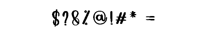 The Point Font OTHER CHARS