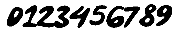 The Quick Blown Fill Font OTHER CHARS