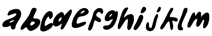 The Quick Blown Fill FONT