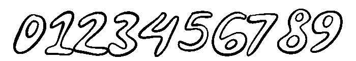 The Quick Blown Font OTHER CHARS