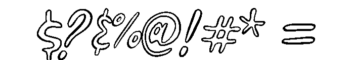 The Quick Blown Font OTHER CHARS