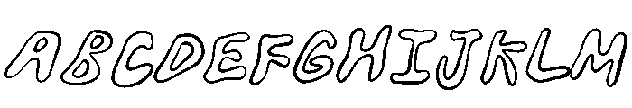 The Quick Blown Font UPPERCASE