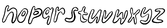 The Quick Blown Font LOWERCASE