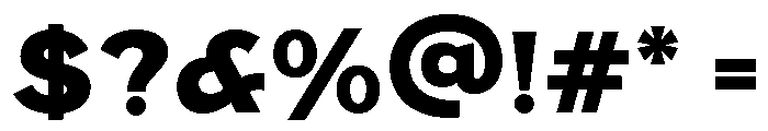 The Qumaker Regular Font OTHER CHARS