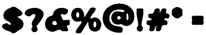 The Qumaker Rough Font OTHER CHARS