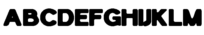 The Qumaker Rough Font UPPERCASE