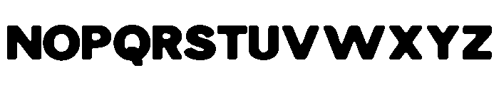 The Qumaker Rough Font UPPERCASE