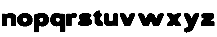 The Qumaker Rough Font LOWERCASE