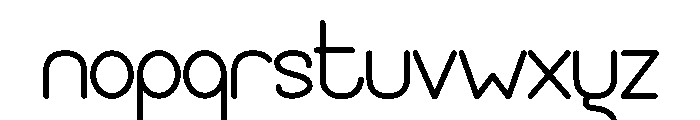The Race Font LOWERCASE