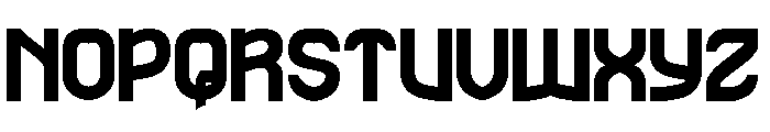 The Rain Bold Font UPPERCASE