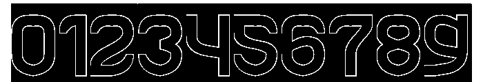 The Rain-Hollow-Inverse Font OTHER CHARS