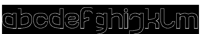 The Rain-Hollow-Inverse FONT