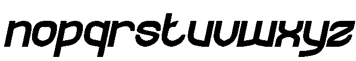 The Rain Italic Font LOWERCASE