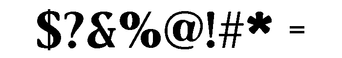 The Redlane Regular Font OTHER CHARS