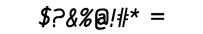 The Regular Type Bold Font OTHER CHARS
