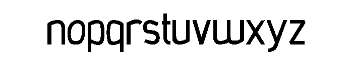 The Regular Type Bold Font LOWERCASE