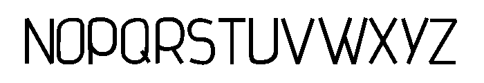 The Regular Type Font UPPERCASE