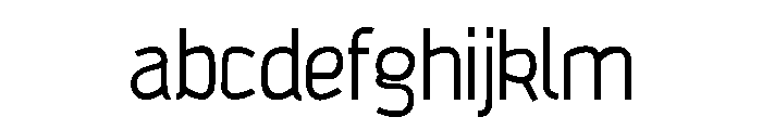 The Regular Type FONT