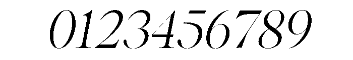 The Rokvella Slanted Font OTHER CHARS