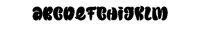 The Rush Font UPPERCASE