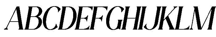 The Sanchez Monthly Regular Font UPPERCASE