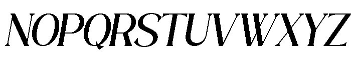 The Sanchez Monthly Regular Font UPPERCASE