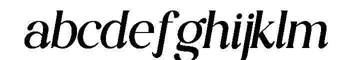 The Sanchez Monthly Regular FONT