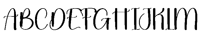 The Secret Font UPPERCASE