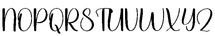 The Secret Font UPPERCASE
