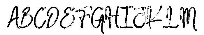 The Shitteru Font UPPERCASE