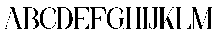 The Simple Editorial Bold Reg Font UPPERCASE