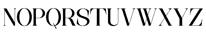 The Simple Editorial Bold Reg Font UPPERCASE