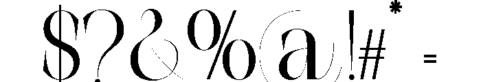 The Simple Editorial Condensed Font OTHER CHARS