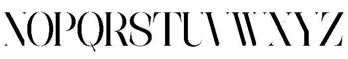 The Simple Editorial Condensed Font UPPERCASE