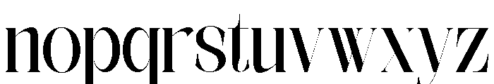 The Simple Editorial Condensed Font LOWERCASE