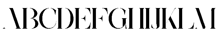 The Simple Editorial Expanded R Font UPPERCASE