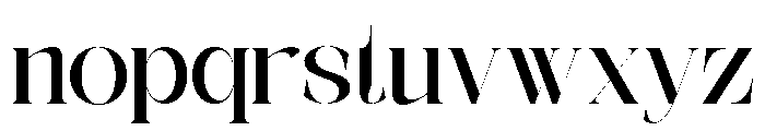 The Simple Editorial Expanded R Font LOWERCASE