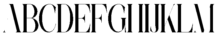 The Simple Editorial Extra Cond Font UPPERCASE