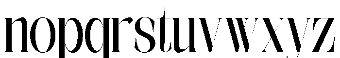The Simple Editorial Extra Cond Font LOWERCASE