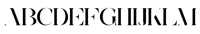 The Simple Editorial Extra Expa Font UPPERCASE