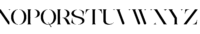 The Simple Editorial Extra Expa Font UPPERCASE