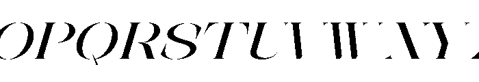 The Simple Editorial I Ex Expan Font UPPERCASE