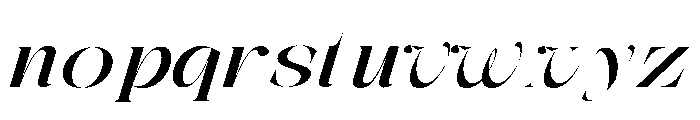The Simple Editorial I Ex Expan Font LOWERCASE