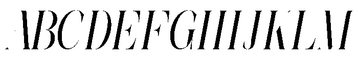 The Simple Editorial I Semi Con Font UPPERCASE
