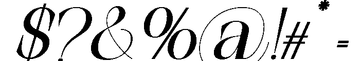 The Simple Editorial Italc Bold Font OTHER CHARS