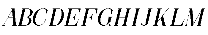 The Simple Editorial Italc Bold Font UPPERCASE