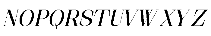The Simple Editorial Italc Bold Font UPPERCASE