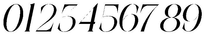 The Simple Editorial Italic Con Font OTHER CHARS