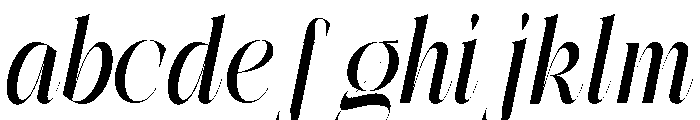 The Simple Editorial Italic Con FONT